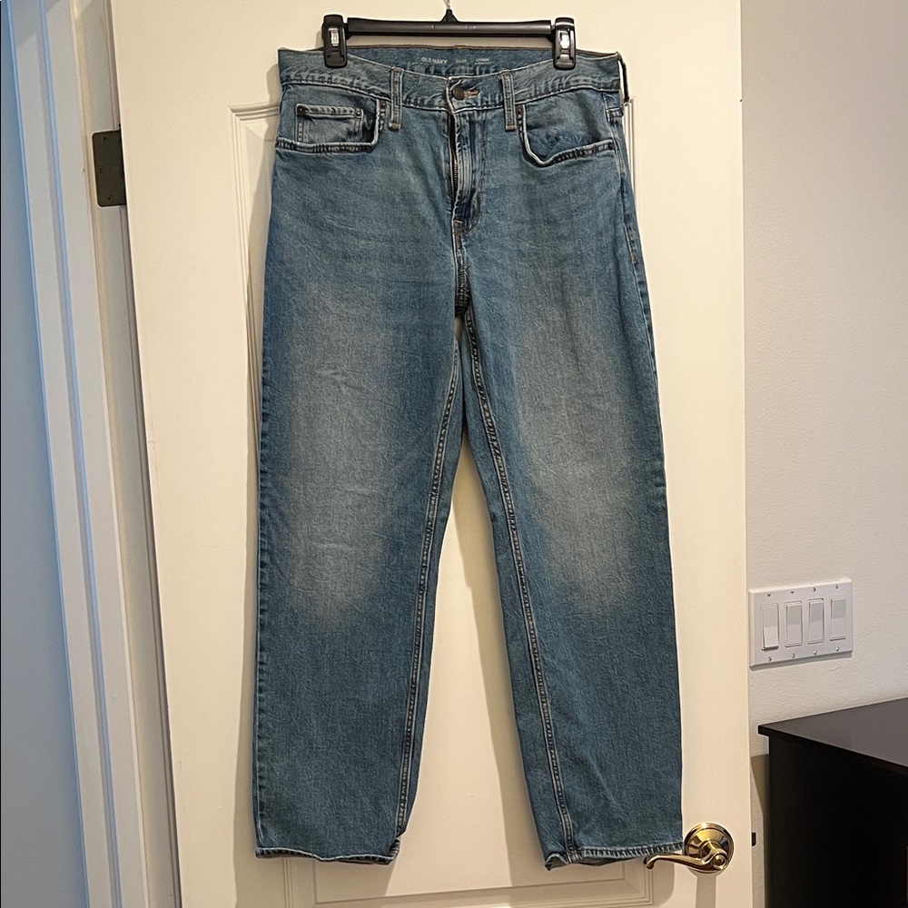 Old Navy Men's Straight Blue Jeans